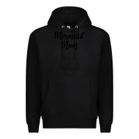 Black Mermaid mom Premium Hoodie - Unal Design