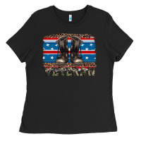 Black armed forces day veteran Ladies Tee - Artiststas