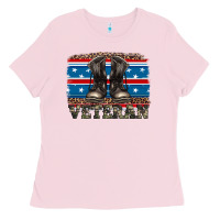 Bubblegum Pink armed forces day veteran Ladies Tee - Artiststas