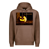 Chestnut Halloween Is Coming Premium Hoodie - Unal Design