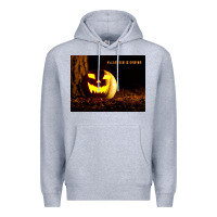 Heather Grey Halloween Is Coming Premium Hoodie - Unal Design