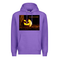 Purple Halloween Is Coming Premium Hoodie - Unal Design