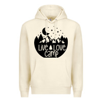 Sandshell Live Love Camp Premium Hoodie - Unal Design