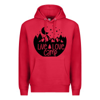 Cardinal Live Love Camp Premium Hoodie - Unal Design