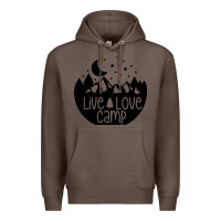 Coffee Live Love Camp Premium Hoodie - Unal Design