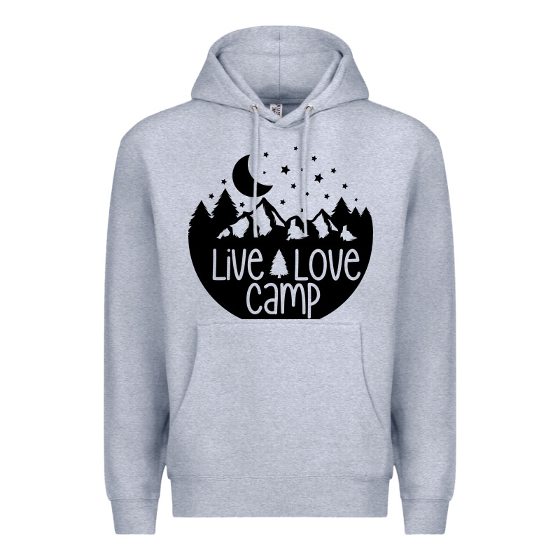 Live Love Camp Premium Hoodie by Unal Design | Teevron