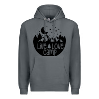 Rock Live Love Camp Premium Hoodie - Unal Design