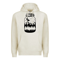 Oatmeal Heather View jar Premium Hoodie - Unal Design