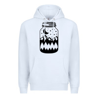 White View jar Premium Hoodie - Unal Design