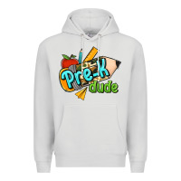 Dove Grey pre k dude Premium Hoodie - RanaPortraitStore