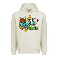 Oatmeal Heather pre k dude Premium Hoodie - RanaPortraitStore