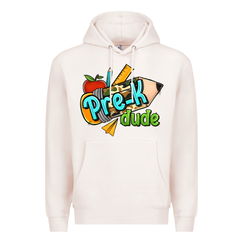 Pre K Dude Premium Hoodie by RanaPortraitStore | Teevron