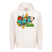 Pale Pink pre k dude Premium Hoodie - RanaPortraitStore