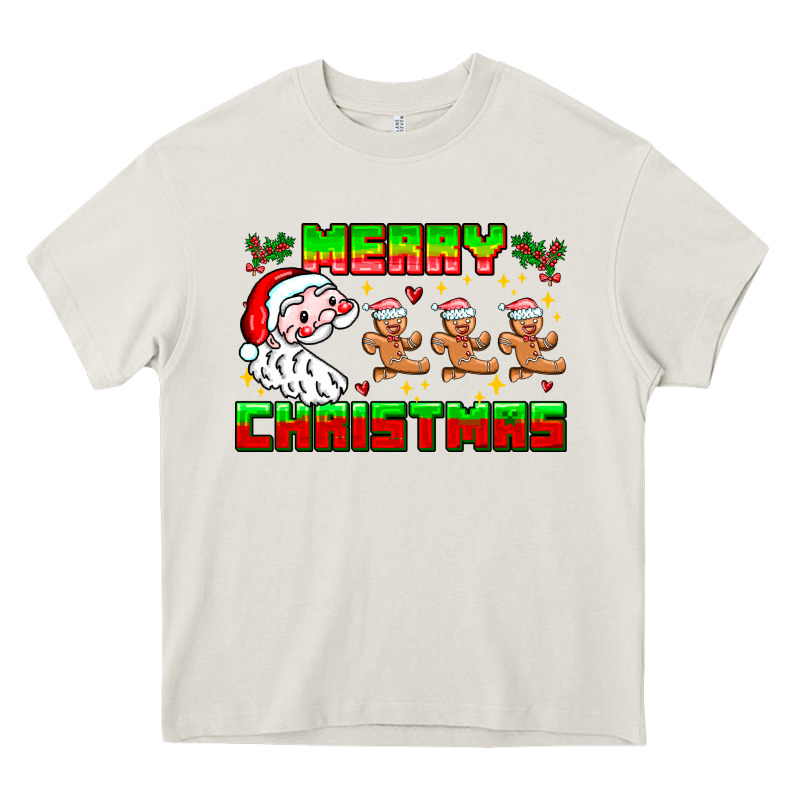 Merry Christmas Heavy Core Tee by CowhideDigitalArt | Teevron