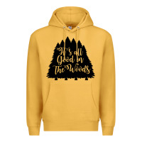 Mustard its all good in the woods Premium Hoodie - Unal Design