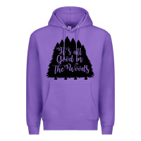 Purple its all good in the woods Premium Hoodie - Unal Design