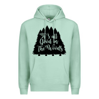 Seafoam its all good in the woods Premium Hoodie - Unal Design