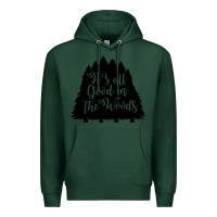 Sports Green its all good in the woods Premium Hoodie - Unal Design