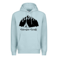 Blue Mist Adventure Camping Premium Hoodie - Unal Design