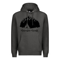 Charcoal Heather Adventure Camping Premium Hoodie - Unal Design