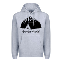 Heather Grey Adventure Camping Premium Hoodie - Unal Design