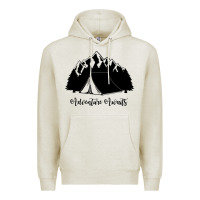 Oatmeal Heather Adventure Camping Premium Hoodie - Unal Design