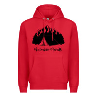 Red Adventure Camping Premium Hoodie - Unal Design