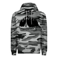 Slate Camo Adventure Camping Premium Hoodie - Unal Design