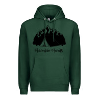 Sports Green Adventure Camping Premium Hoodie - Unal Design