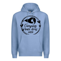 Colony Blue Camping Premium Hoodie - Unal Design