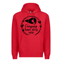 Red Camping Premium Hoodie - Unal Design