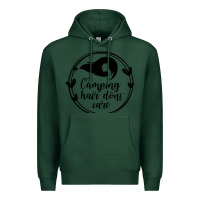 Sports Green Camping Premium Hoodie - Unal Design