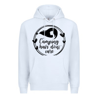 White Camping Premium Hoodie - Unal Design