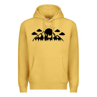 Antique Gold View Premium Hoodie - Unal Design