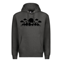 Charcoal Heather View Premium Hoodie - Unal Design