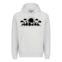 Dove Grey View Premium Hoodie - Unal Design