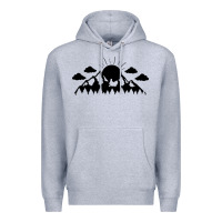 Heather Grey View Premium Hoodie - Unal Design