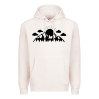 Pale Pink View Premium Hoodie - Unal Design