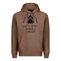 Chestnut life is better around a campfire Premium Hoodie - Unal Design