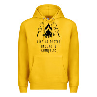 Lemon life is better around a campfire Premium Hoodie - Unal Design