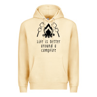 Pina Colada life is better around a campfire Premium Hoodie - Unal Design