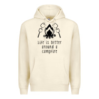 Sandshell life is better around a campfire Premium Hoodie - Unal Design