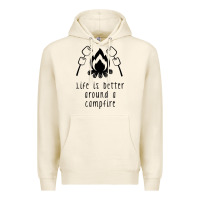 Tofu life is better around a campfire Premium Hoodie - Unal Design