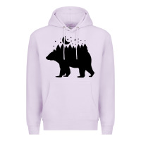 Lilac bear Premium Hoodie - Unal Design