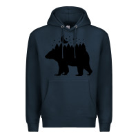 Navy bear Premium Hoodie - Unal Design