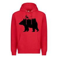 Red bear Premium Hoodie - Unal Design