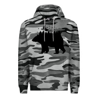 Slate Camo bear Premium Hoodie - Unal Design