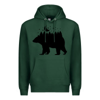 Sports Green bear Premium Hoodie - Unal Design