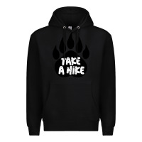 Black take a hike Premium Hoodie - Unal Design
