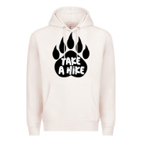 Pale Pink take a hike Premium Hoodie - Unal Design